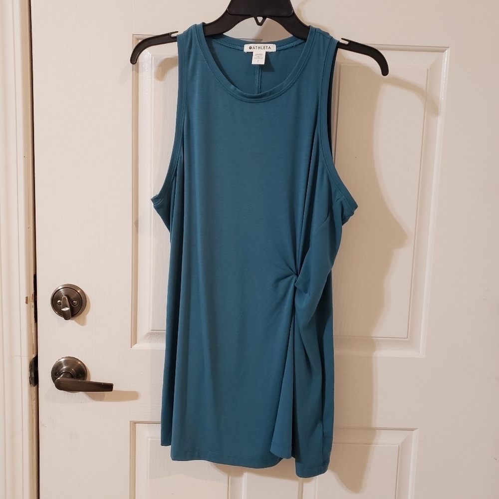 Athleta Teal Sleeveless Women's Top Size Large